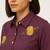 Purple color yellow floral embroidery rayon kurti