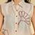 Ivory color thread embroidery with beads kurta with pant