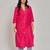 Rani pink color gota patti work kurti