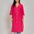 Rani pink color gota patti work kurti