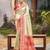 border red with sari cream silk blend woven work traditional saree