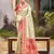 border red with sari cream silk blend woven work traditional saree