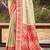 border red with sari cream silk blend woven work traditional saree