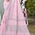 pink linen woven work traditional saree