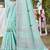 sky blue linen woven work traditional saree
