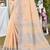 light peach linen woven work traditional saree