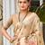 beige cottan silk blend with meena woven work traditional saree