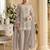 Grey Georgette Embroidered Suit