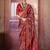 multi colour patola print art silk blend trendy saree