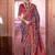 multi colour patola print art silk blend trendy saree
