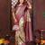 crean color banarasi tissue silk blend blend woven rich paithani designer ceremonial saree