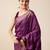 purple color jacquard art silk graceful woven designer saree