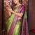 green color banarasi tissue silk blend blend fabric woven rich paithani designer saree