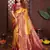 mustard color banarasi tissue silk blend blend fabric woven rich paithani saree