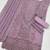 Lavender fox georgette semi stitched suit with embroidery sequence work