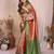 rust color beautiful banarasi tissue silk blend blend rich sophisticated saree