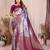 lavender color beautiful banarasi tissue silk blend blend rich sophisticated saree