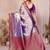 lavender color beautiful banarasi tissue silk blend blend rich sophisticated saree