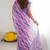 purple color georgette fabric designer fancy printed bollywood style ceremonial saree