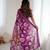 purple color moss satin patta stylish partywear saree