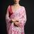 pink color chinon fabric designer digital printed ready to wear saree
