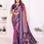 purple color south soft silk blend blend fabric woven rich pallu ceremonial saree