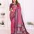 pink color south soft silk blend blend fabric woven rich pallu designer ceremonial saree