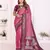 pink color south soft silk blend blend fabric woven rich pallu ceremonial saree