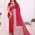 red color georgette fabric woven rich jari butty traditional ceremonial saree