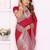 red color georgette fabric woven rich jari butty designer traditional ceremonial saree