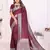 wine color georgette fabric woven rich jari butty traditional ceremonial saree
