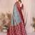 grey color soft silk blend blend fabric ikkat weaving designer traditional partywear saree