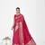 pink color banarasi art silk fabric woven jari butti celebrity fancy saree