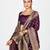wine color banarasi art silk fabric  woven jari butti designer celebrity fancy saree