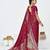 maroon color banarasi art silk fabric  woven jari butti designer celebrity fancy saree