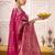 pink color roop art silk fabric weaving jari designer festive special saree