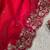 Red Color Embroidered Satin Silk Saree