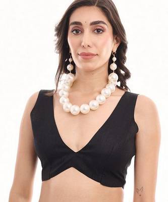 sea green chinon ready to wear saree elegant style 5