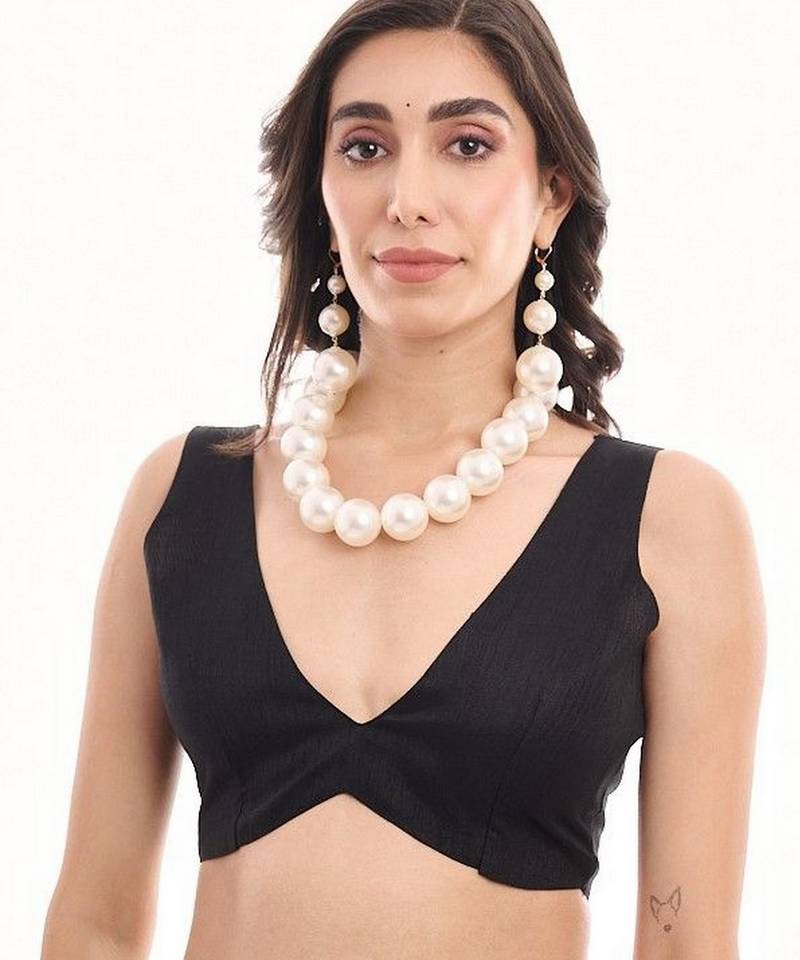 sea green color chinon fabric ready to wear saree for elegant bollywood style