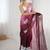 maroon color glamorous jimmy choo fabric beautiful embroidered saree
