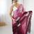 maroon color glamorous jimmy choo fabric beautiful embroidered saree