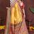 mustard color banarasi tissue silk blend blend fabric woven rich paithani designer ethnic partywear saree