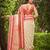 banarasi satin silk blend woven creamy beige & red saree with heavy jacquard work saree with blouse piece