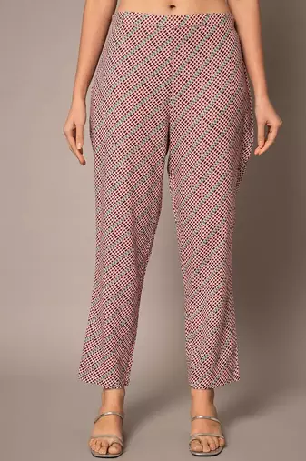 Baby Pink Anarkali Kurta Pants With Dupatta