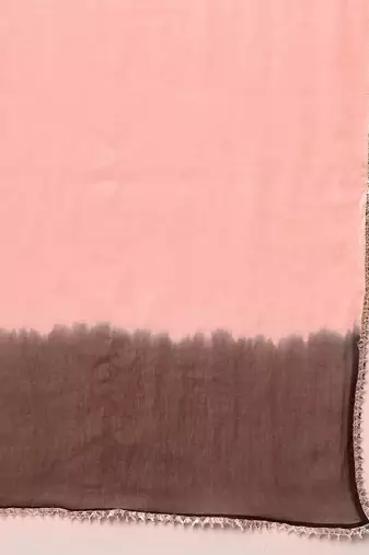 Baby Pink Anarkali Kurta Pants With Dupatta
