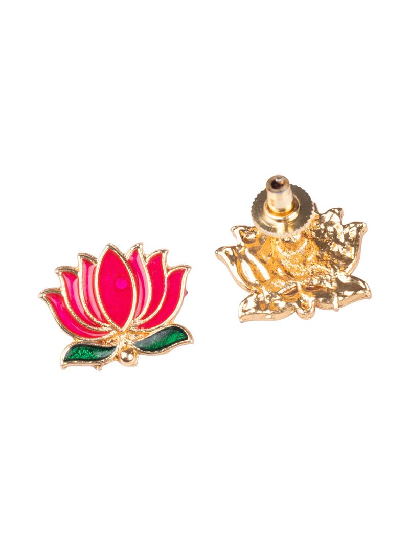 Antique multicolor floral motif necklace set