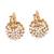 Gold plated divine motif pendant set