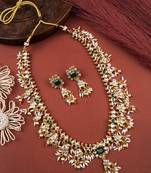 antique temple design necklace set