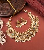 Heritage temple jewellery necklace set