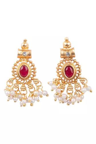 Heritage temple jewellery necklace set